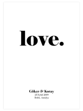 Love N1 Kişiye Özel - Art Print